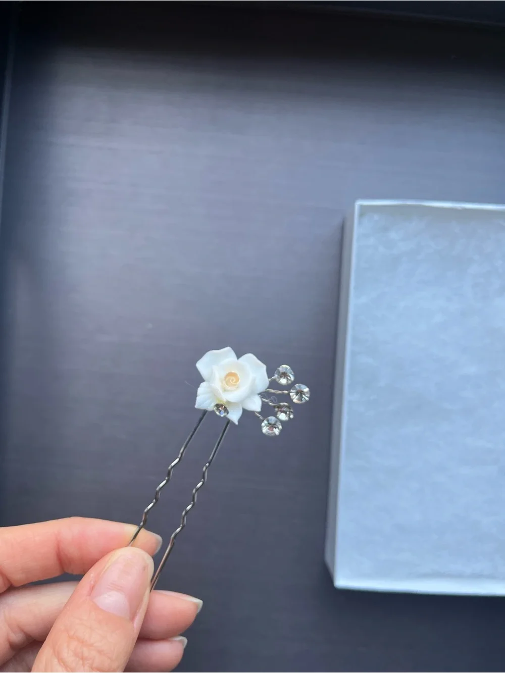 NEW Crystal Bridal Hair Pin. Never Worn.